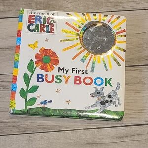 💘 Eric Carle My first busy book board book🧁🍋🎀🦄🪻🍍🍓🦉🐧
